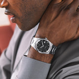 Movado Men's Bold Quest Auto Black Dial With Date Stainless Steel Bracelet Watch 3600941