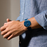 Movado Bold Men Quartz Green Dial Analog Silicone Watch 3601296