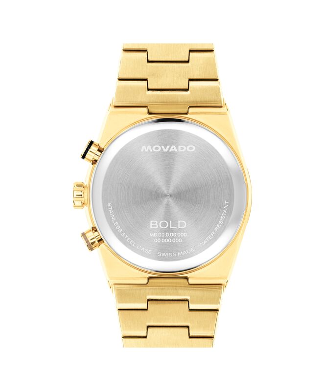 Movado Bold Chronograph Gold Dial 3601185