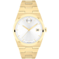 Movado Ladies' BOLD Quest Yellow IP White Dial 35mm Watch 3601187
