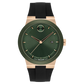 Movado Bold Men Quartz Green Dial Analog Silicone Watch 3601296