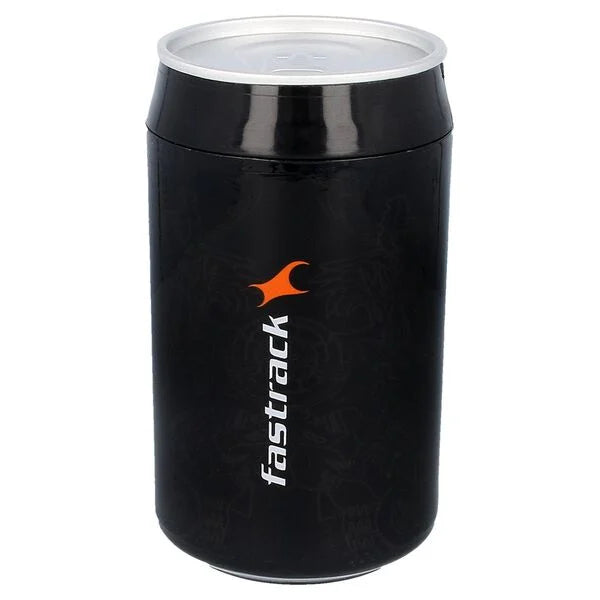 Fastrack Quartz Analog Silver Dial Leather Strap Watch for Guys 38017pl02