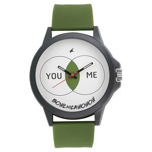 Fastrack Valentine Quartz Analog White Dial Silicone Strap Unisex Watch ns38024pp29 / 38024pp29 - KRISHNA WATCH COMPANY