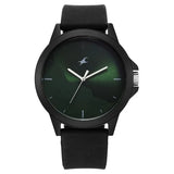 Fastrack Tees Wanderlust Quartz Analog Green Dial Watch for Unisex - 38024PP73W - KRISHNA WATCH COMPANY