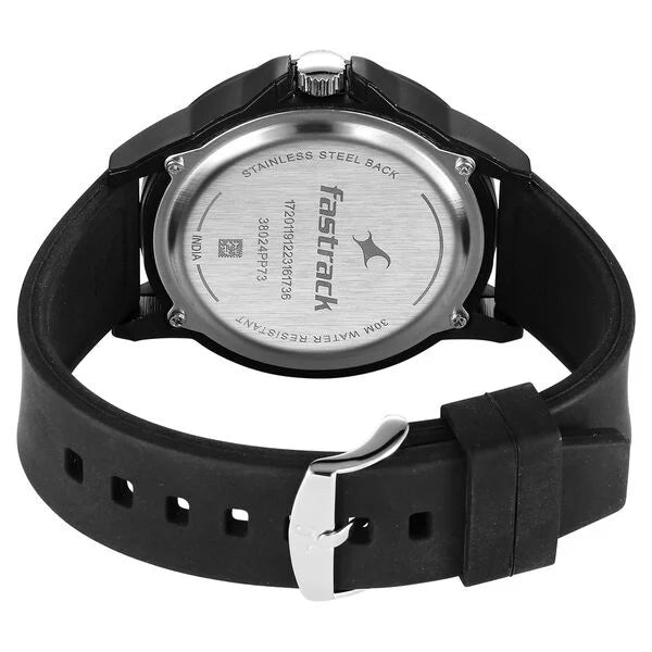 Fastrack Tees Wanderlust Quartz Analog Green Dial Watch for Unisex - 38024PP73W - KRISHNA WATCH COMPANY