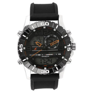Fastrack Quartz Analog Digital Black Dial Watch for Guys - 38035SP03 - KRISHNA WATCH COMPANY