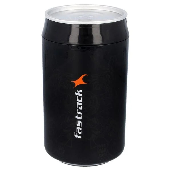 Fastrack Quartz Analog Black Dial Leather Strap Watch for Guys 38051sl02