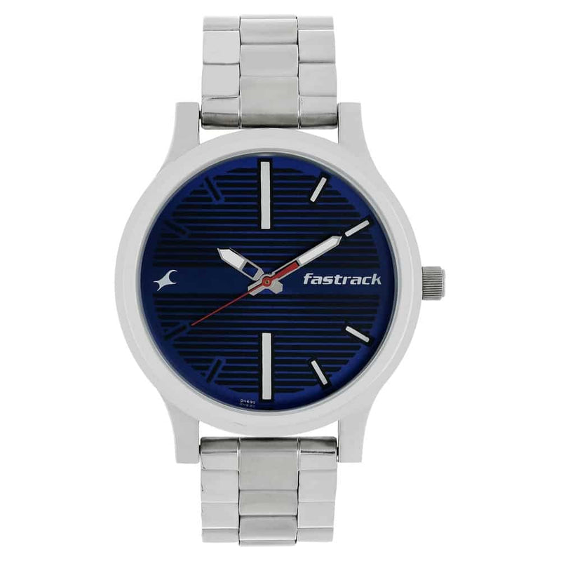 FASTRACK FUNDAMENTALS BLUE DIAL WATCH - 38051SM03