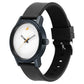 Fastrack Tees Quartz Analog White Dial Silicone Strap Watch for Guys 38062pp12