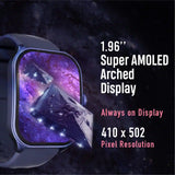 FASTRACK REFLEX POWER|1.96" SUPER AMOLED ARCHED DISPLAY|SINGLESYNC BT CALLING|410 X 502 PIXEL RESOLUTION|IP68 WR 38086PP05