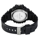 Fastrack StreetStyle Quartz Digital Black And Blue Dial Black PU Strap Unisex Watch 38097pp01w - KRISHNA WATCH COMPANY