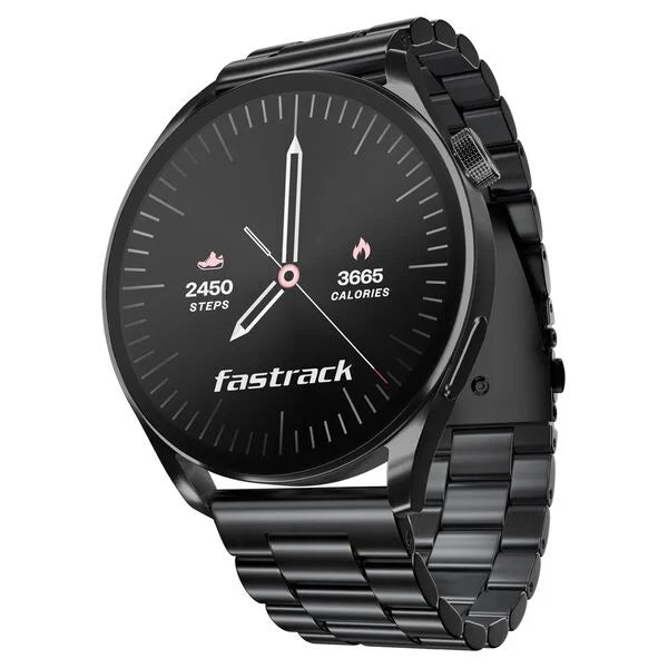 Fastrack Dezire FX1 with 3.5 CM UltraVU Display with Functional Crown,SingleSync BT Calling 38126nm01