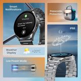 Fastrack Dezire FX1 with 3.5 CM UltraVU Display with Functional Crown,SingleSync BT Calling 38126nm01