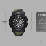 Fastrack Streetstyle Ana Digi watch with Camouflage look for Guys 38131pp01w