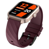 Fastrack Rave FX2 with 4.64 cm UltraVU HD Display, SingleSync BT Calling, Functional Crown with Wine Red Strap 38138pp05
