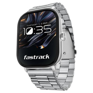 Fastrack Radiant FX2 Luxury Metal Smartwatch with largest 5.1 AMOLED Display with Functional Crown 38140sm01 - KRISHNA WATCH COMPANY