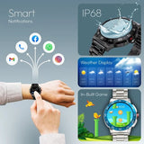 Fastrack Magnus FX3 Luxury Metal Smartwatch Premium Top Ring Design comes with High Definition 3.7 cm UltraVU Display 38143km01