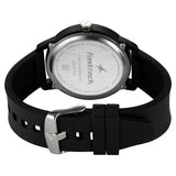 Fastrack Y2K Analog with Deep Maroon Dial Silicon Strap Watch for Guys - 38145PP09W