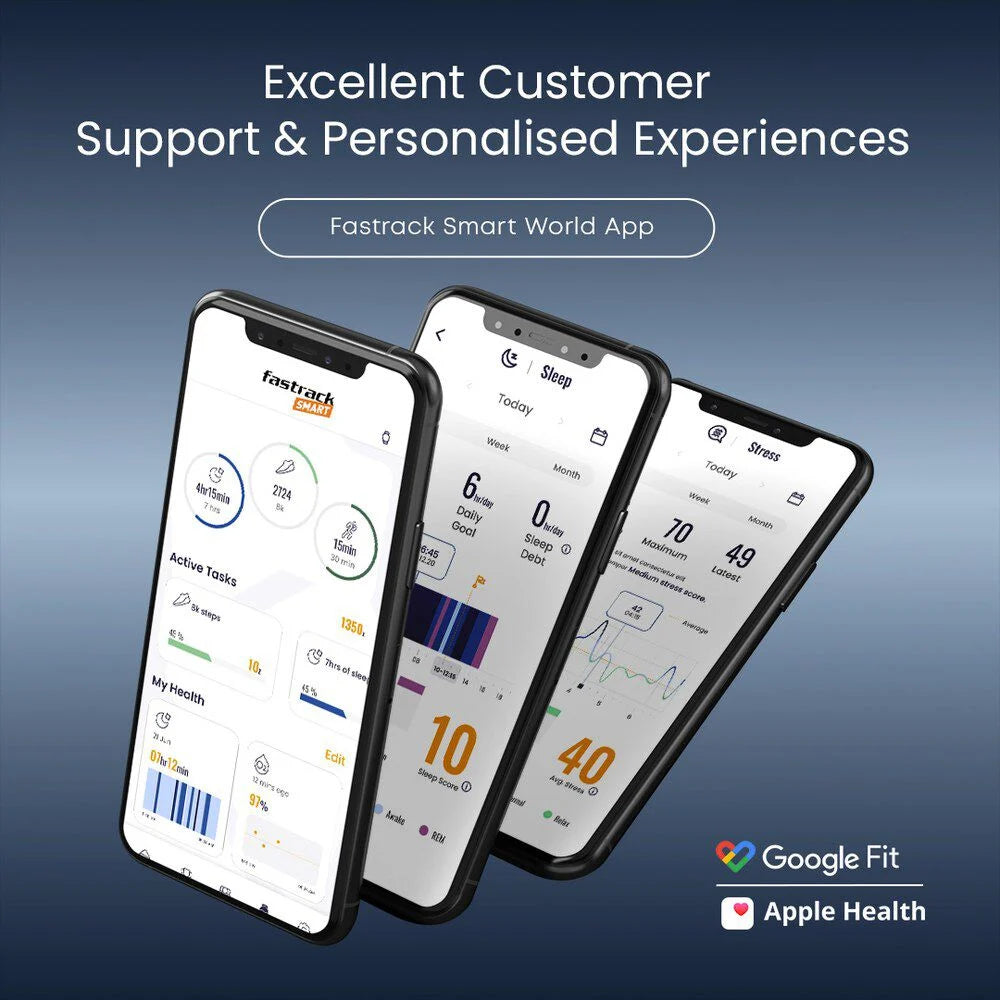 Fastrack Marvellous FX2 Unisex Smart Watch - 38148NM01