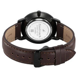 Fastrack Stunners X Quartz Analog Beige Dial Leather Strap Watch For Guys - 38159NL02 - KRISHNA WATCH COMPANY