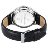 Fastrack Stunners X Quartz Analog Black Dial Leather Strap Watch For Guys 38160sl01 - KRISHNA WATCH COMPANY