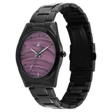 Fastrack Gelato Black metal strap watch with Ice Cola dial for Guys - 38162NM03