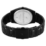 Fastrack Gelato Black metal strap watch with Ice Cola dial for Guys - 38162NM03