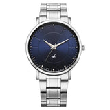 Fastrack Stunners X Quartz Analog Blue Dial Stainless Steel Strap Watch For Guys - 38163SM01