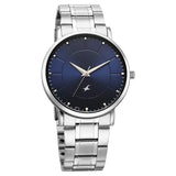 Fastrack Stunners X Quartz Analog Blue Dial Stainless Steel Strap Watch For Guys - 38163SM01