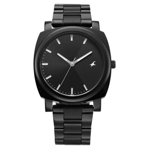 Fastrack Stunners X Quartz Analog Black Dial Watch For Guys - 38164NM01 - KRISHNA WATCH COMPANY