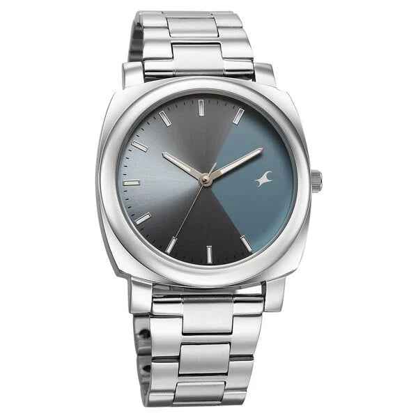 Fastrack Stunners X Quartz Analog Blue Dial Watch For Guys - 38164SM01 - KRISHNA WATCH COMPANY