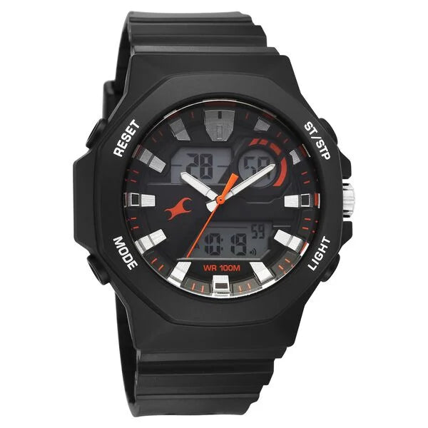 Fastrack Streetstyle Quartz Digital Watch For Guys - 38171PP01 - KRISHNA WATCH COMPANY