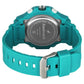 Fastrack Streetstyle Silver Dial Teal PU Strap Watch For Guys 38171pp02