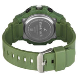 Fastrack Streetstyle Quartz Digital Black Dial Green PU Strap Watch For Guys - 38171PP03 - KRISHNA WATCH COMPANY