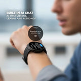 Fastrack VOX CirQ Smartwatch 3.5CM Ultra Vu Display, AI Watcface,AI Chat, 24/7 Health Suite, BT Calling, SpO2, HRM, IP68 - 38183pp02k - KRISHNA WATCH COMPANY
