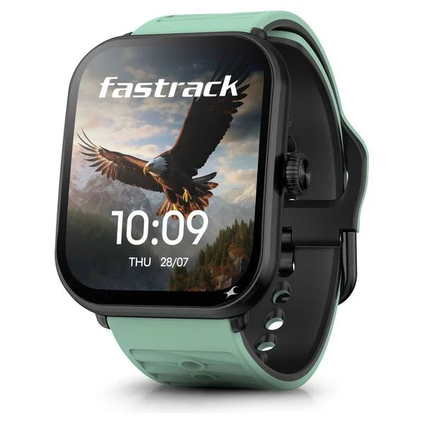 Fastrack MYND - 4.9 cm AMOLED Display, AI Watchface, BT Calling IP68 Smartwatch - 38184pp02k