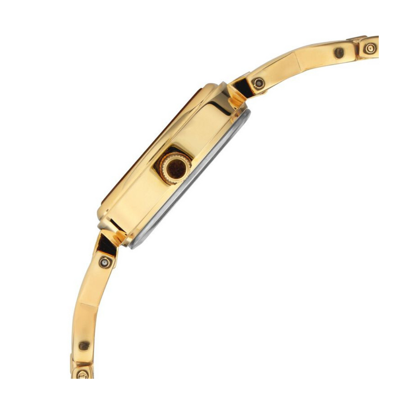 Titan Quartz Analog with Day and Date Champagne Dial Metal Strap Watch for Women 2601YM03 - KRISHNA WATCH COMPANY