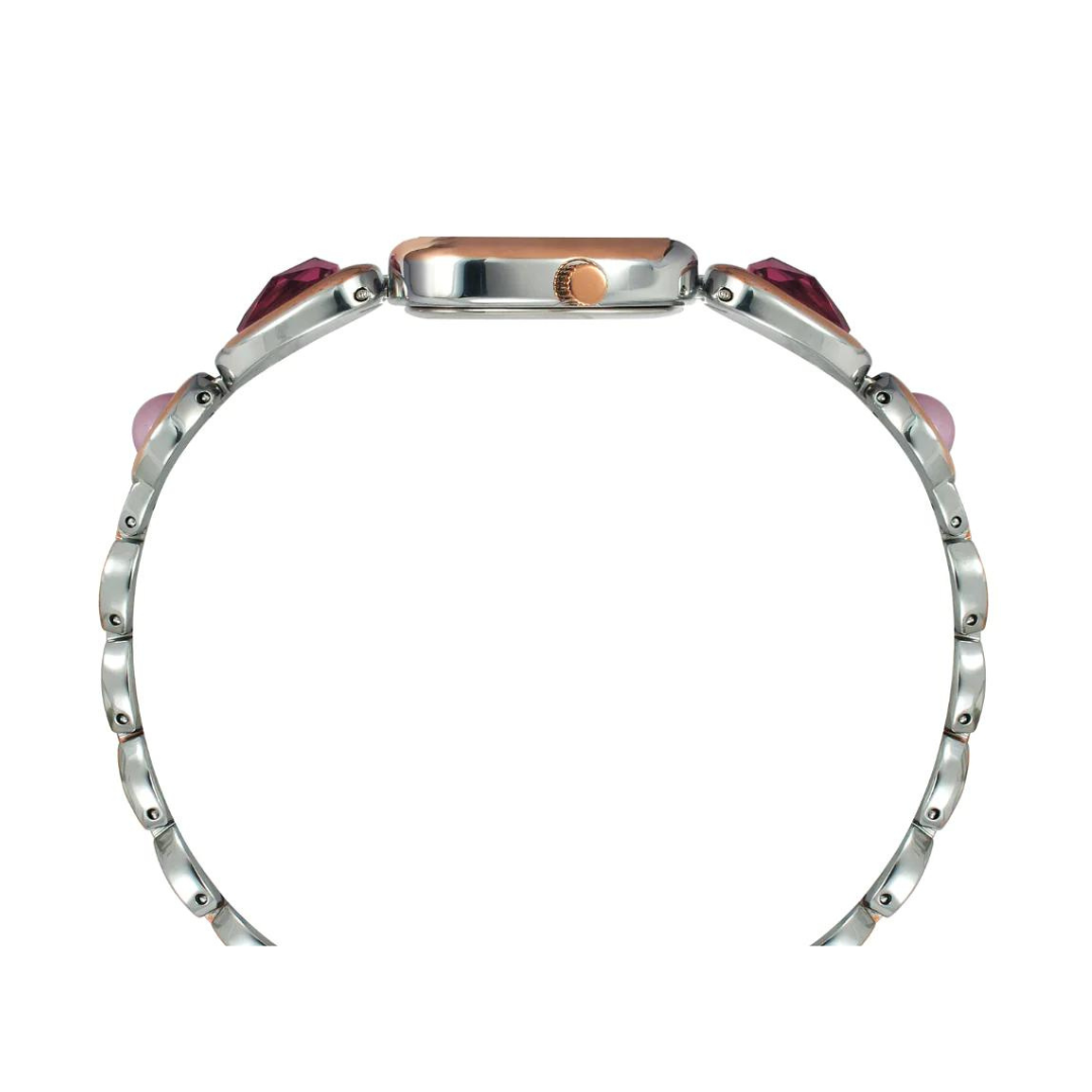 Timex Women Pink Triangle Analog Dial Watch- TWEL17700