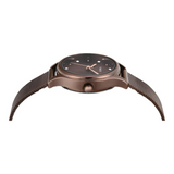 Timex Women Brown Round Analog Dial Watch- TWOTL8718