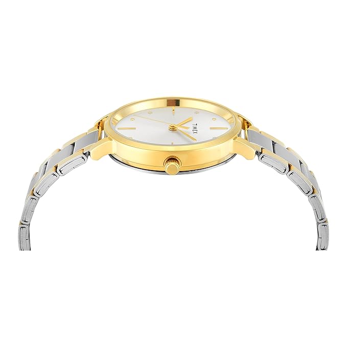 Timex Trendline Round 21mm Silver Dial Analog Women Watch - TWEL15828 - KRISHNA WATCH COMPANY