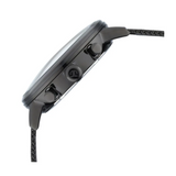 Titan Light Leathers Black Dial Quartz Multifunction Stainless Steel Strap Watch for Men 90135NM01