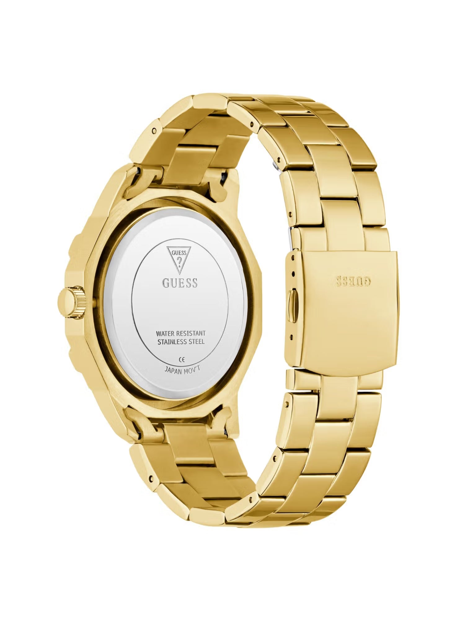 Guess Champagne Round Dial Analog Men Watch - GW0990G2