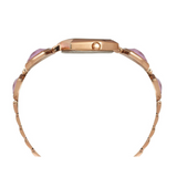 Timex Women Pink Square Analog Dial Watch- TWEL16103