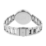 Titan Black Dial Silver Stainless Steel Strap Watch - 2480SM02