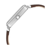 Titan Avant Garde Quartz Multifunction Silver Dial Leather Strap watch for Men 90147SL01