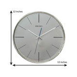 Seiko Wall Clock with Textured Dial QXA733SN