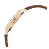 Titan Workwear Blue Dial Analog with Date Leather Strap watch for Women 2596WL03