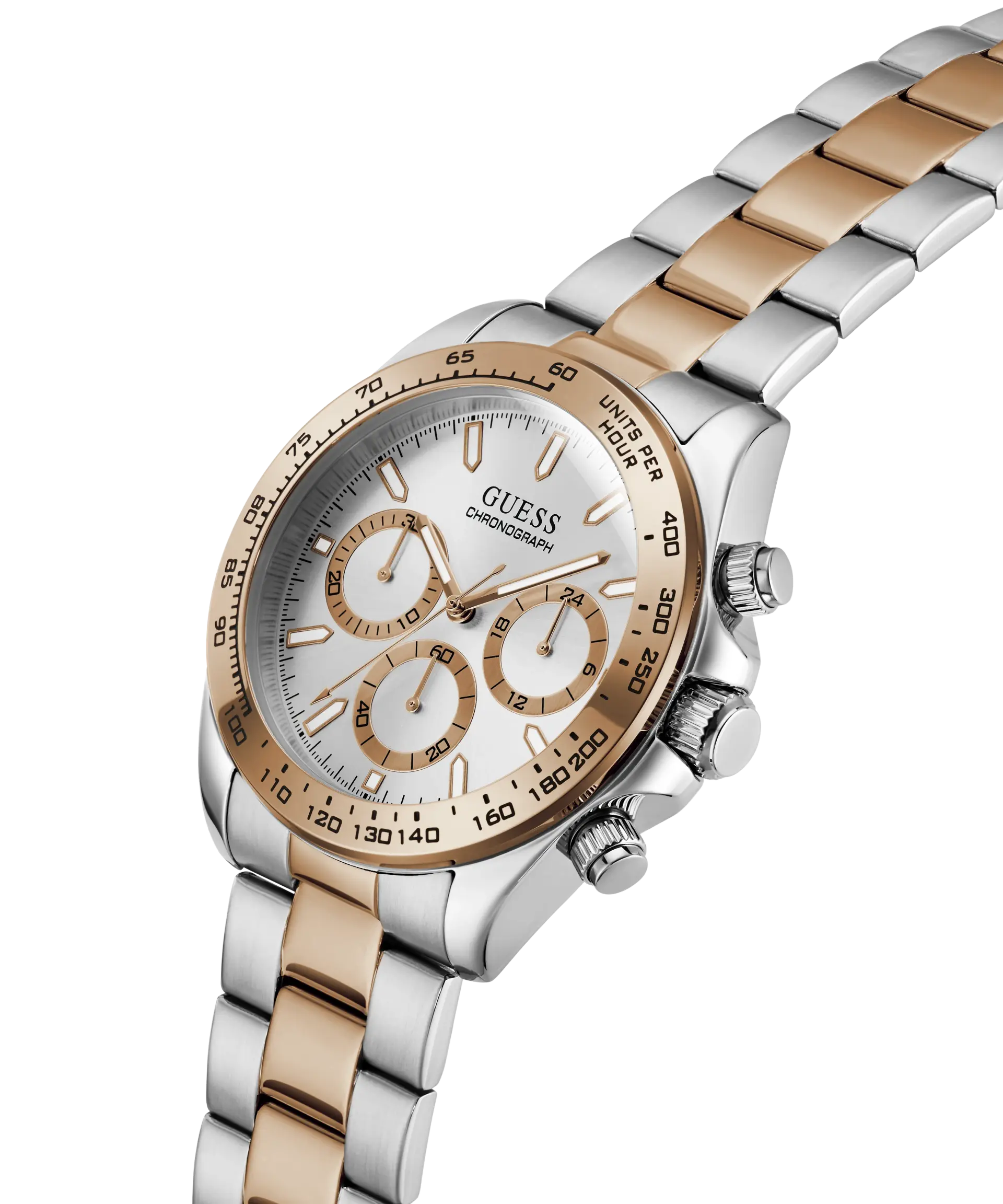 GUESS Stainless Steel Analog 42 mm Watch GW1058G6