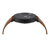 Timex Men Black Round Analog Brass Dial Watch - TW0TG8016