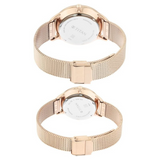 Titan Quartz Multifunction White Dial Watch for Couple - 9400394203WM01